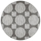 Indoor/Outdoor Sedona SN13 Midnight Machine Washable 10' x 10' Round Rug