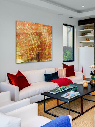 "Analog II" Painting Print on Canvas by Aryai