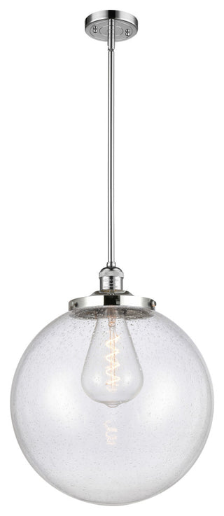 Beacon Pendant, Polished Chrome, Seedy