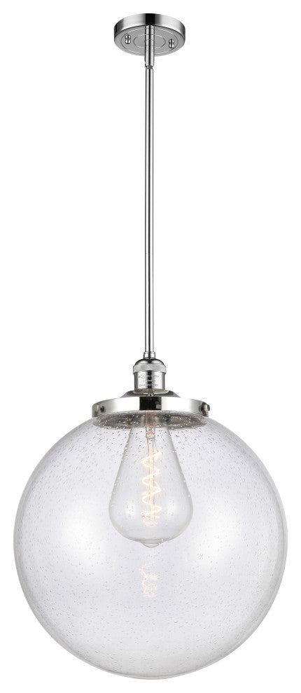 Beacon Pendant, Polished Chrome, Seedy