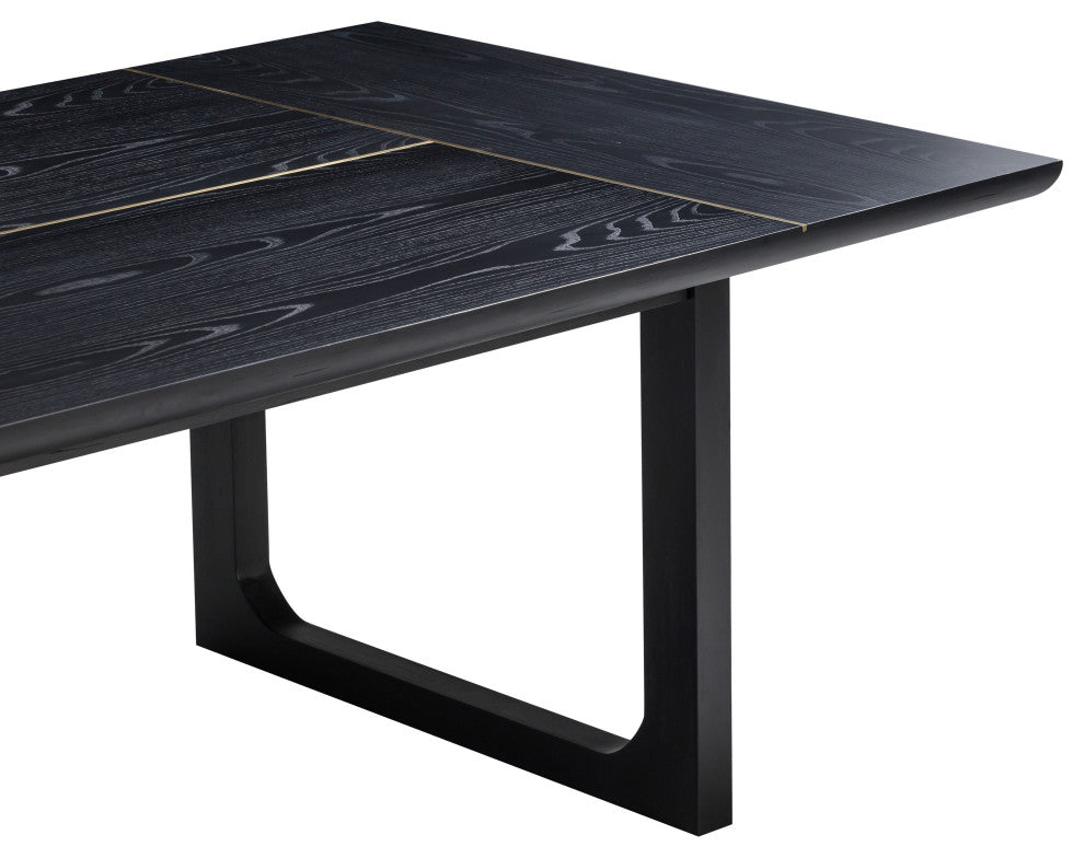 Shiloh Black Ash Rectangular Dining Table