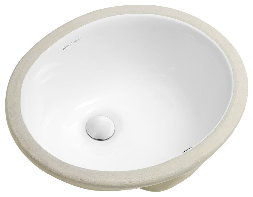 Monaco 16.5" Oval Under-Mount Bathroom Sink