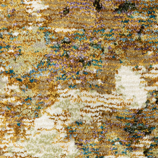 Elements Alabaster Gold/Beige Area Rug, 2'6"x12'