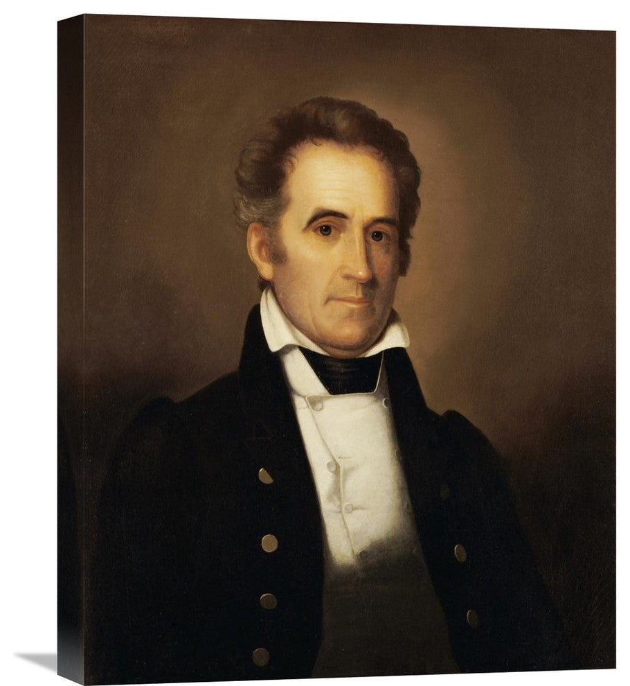 "Portrait of American Statesman Richard Mentor Johnson" Artwork, 18" x 22"