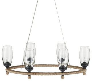Hightider Glass Oval Chandelier