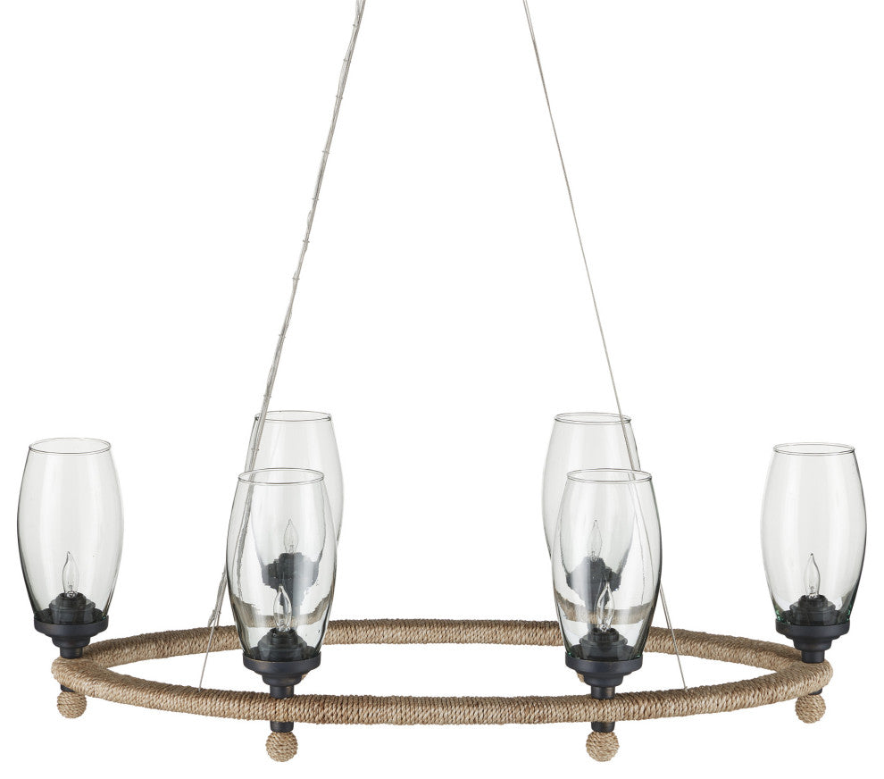 Hightider Glass Oval Chandelier