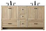 Home Living 60" Double Bathroom Vanity, Mango Wood