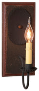Wilcrest Sconce, Espresso With Salem Brick