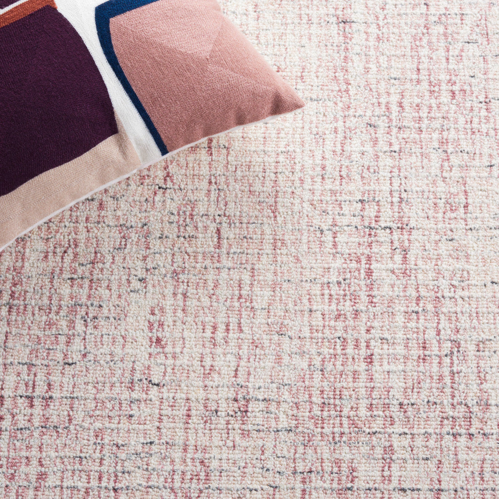 Safavieh Couture Abstract Collection, ABT467 Rug, Pink/Ivory, 4'x6'