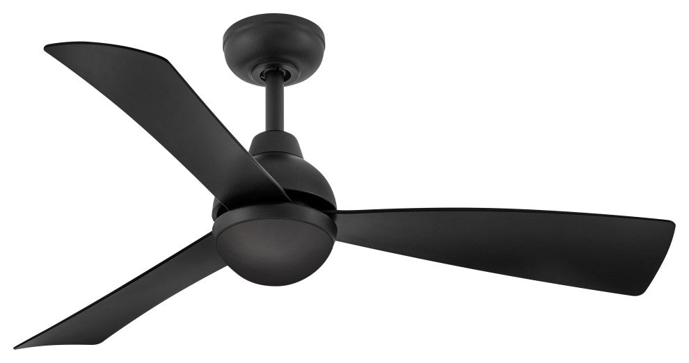 Hinkley Una LED Ceiling Fan, Matte Black, 44"