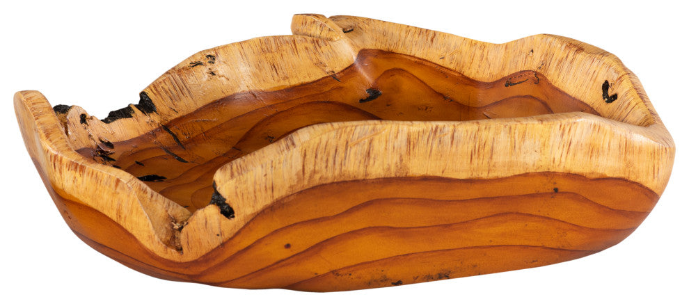 Burled Bowl, Faux Wood