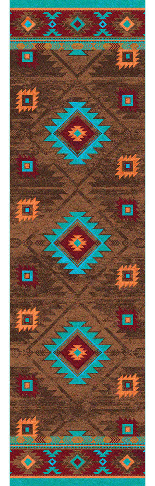 Whisky River, Brown, 2'x8'