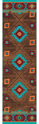 Whisky River, Brown, 2'x8'