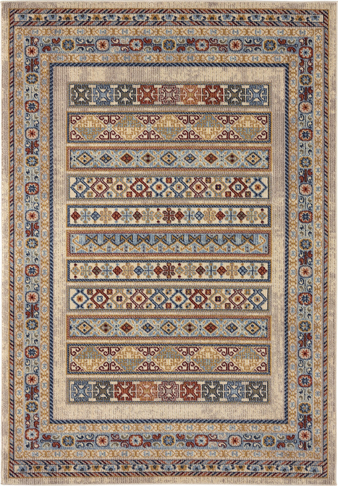 Abani Mesa MES180A Southwest Beige Tribal Pattern Area Rug