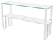 Tierra White Stone Console Table, HGNA520