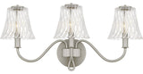 McKinney Three Light Bath in Brushed Nickel