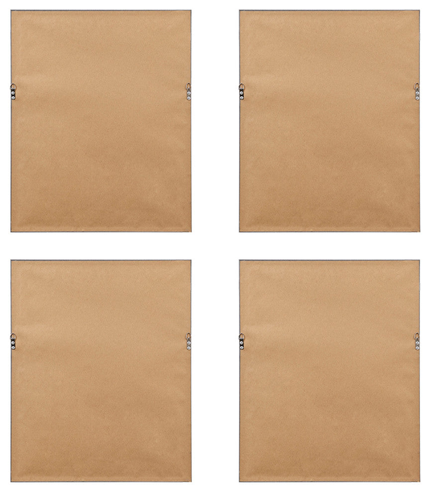 Madison Park Herbal Botany Framed Linen Canvas 4 Piece Set