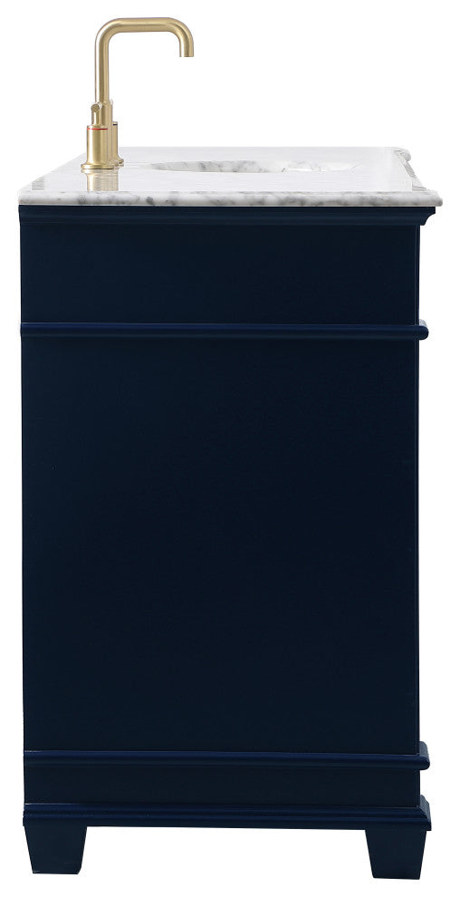 Weston Single Bathroom Vanity Set, Blue, 60