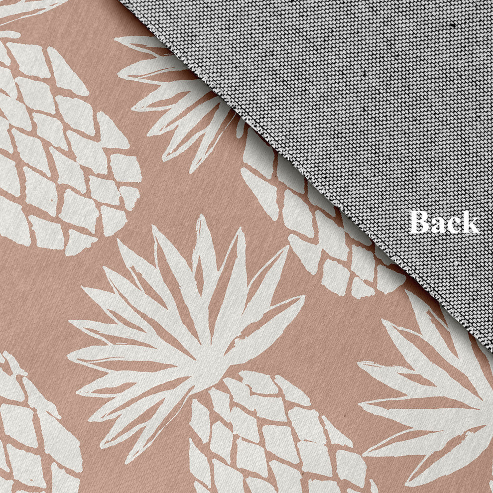 Pineapple Pattern Chenille Rug