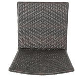 GDF Studio Solana Outdoor Wicker Chairs, Set of 2