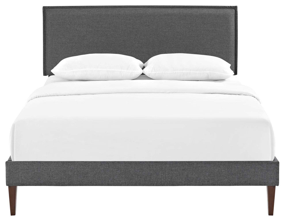 Amaris Queen Platform Bed with Squared Tapered Legs