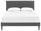 Amaris Queen Platform Bed with Squared Tapered Legs