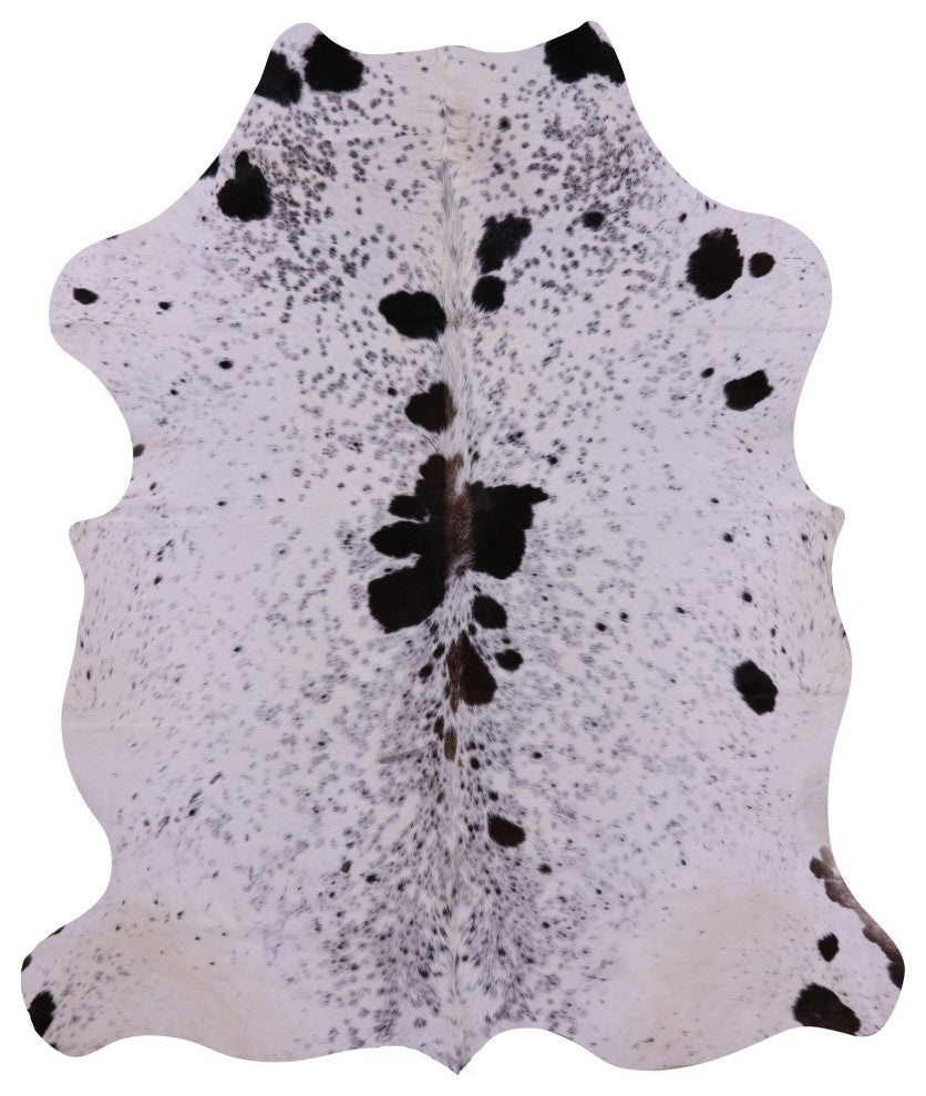 7' 0" X 6' 6" Organic Natural Hair-On Cowhide Area Rug C1455