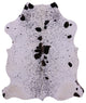 7' 0" X 6' 6" Organic Natural Hair-On Cowhide Area Rug C1455
