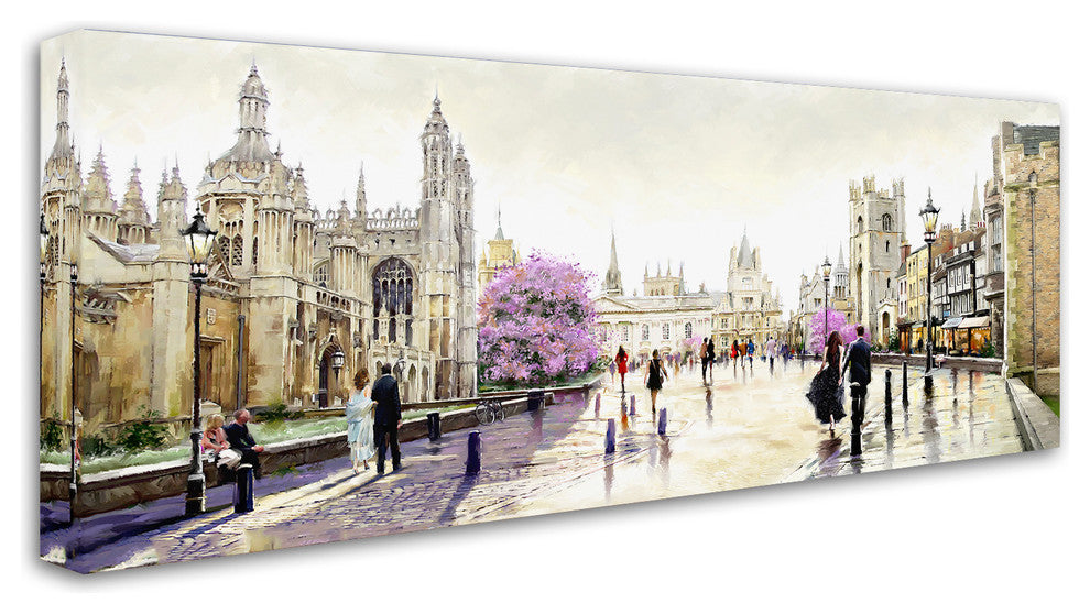 The Macneil Studio 'Cambridge Spires' Canvas Art, 32"x14"