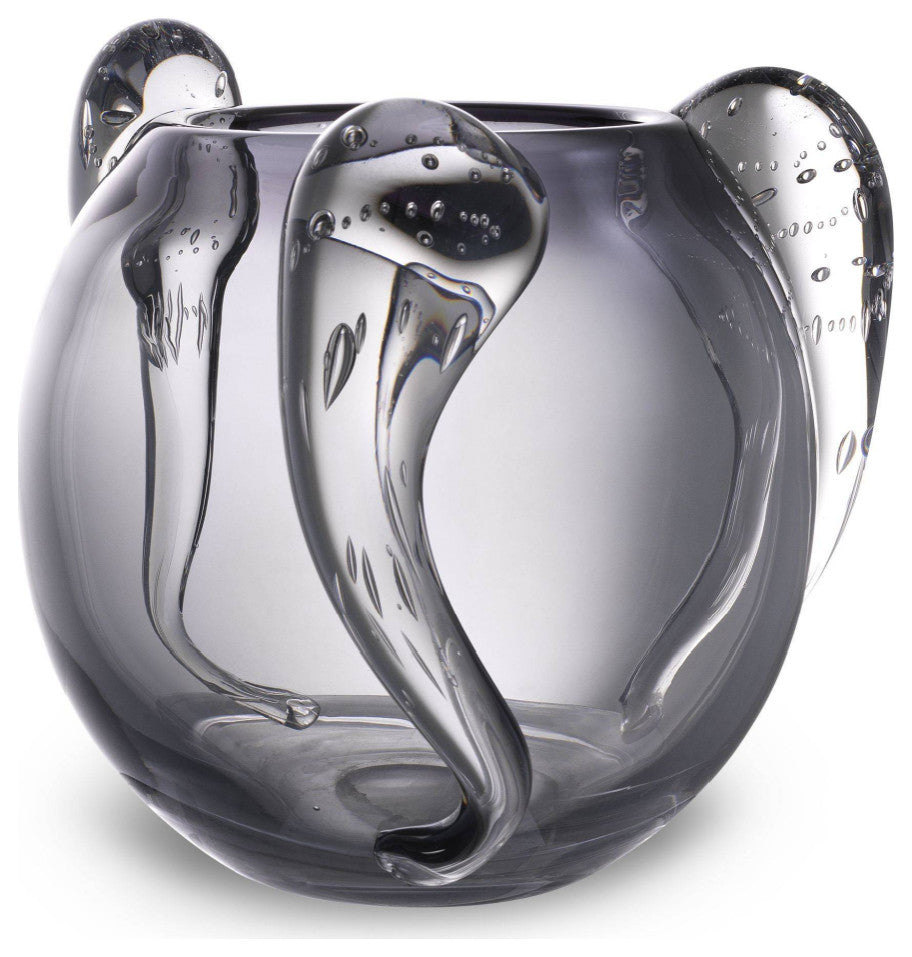 Gray Handblown Glass Vase | Eichholtz Sianluca S