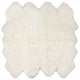 Classic Sheepskin Octo Pelt 5'x7' Rug, Natural Ivory