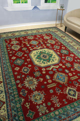 Kazak Cannon Red Rug