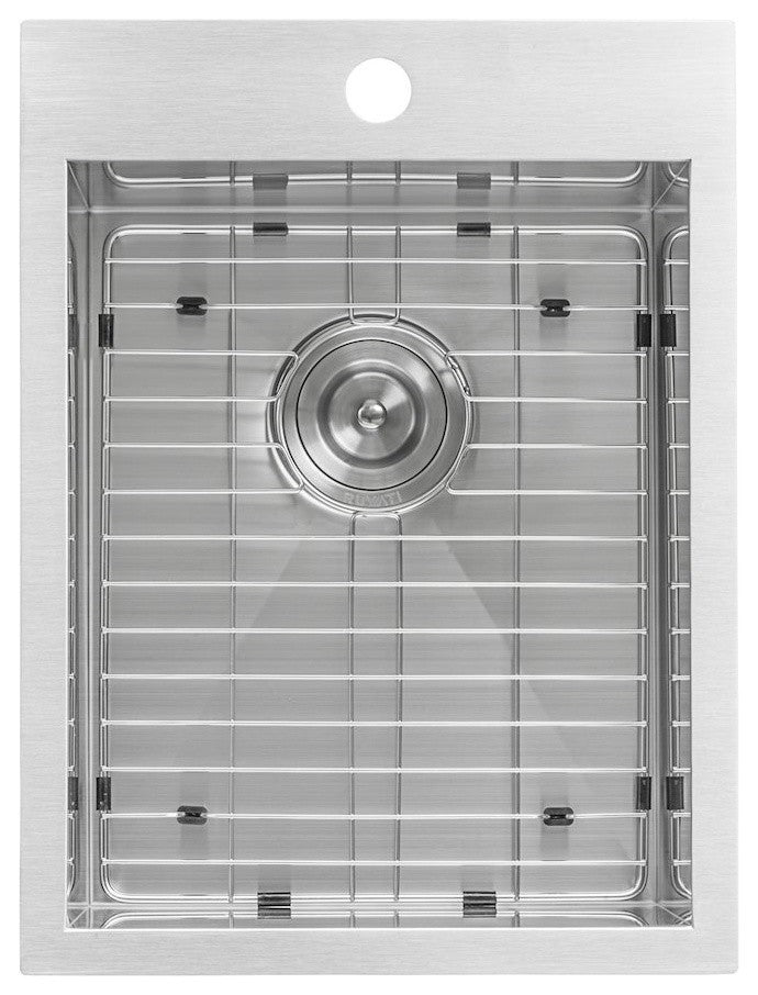 Ruvati RVH8110 15x20" Drop-in Topmount Stainless Steel Bar Prep Sink