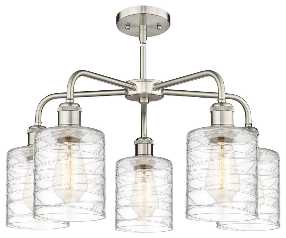 Innovations Lighting 516-5CR-15-23 Cobbleskill Chandelier - Polished Chrome /