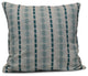 Watercolor Stripe, Stripe Print Pillow, Teal, 20"x20"