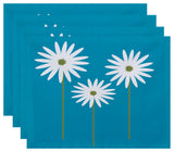 Daisy May Floral Print Placement, Caribbean, Set of 4