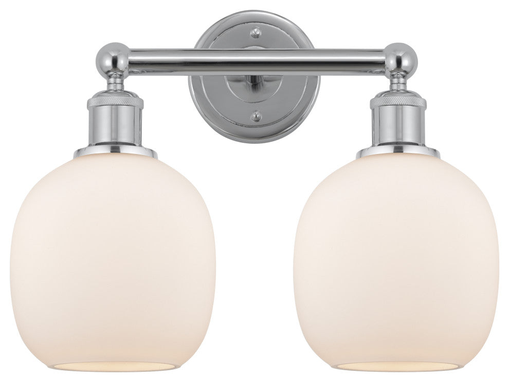 Innovations 616-2W-PC-G101 Belfast 2 Light Bath Vanity Light, Polished Chrome