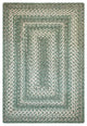 Homespice Decor - 2 x 3' Rectangular Hillside Ultra Durable Braided Rug