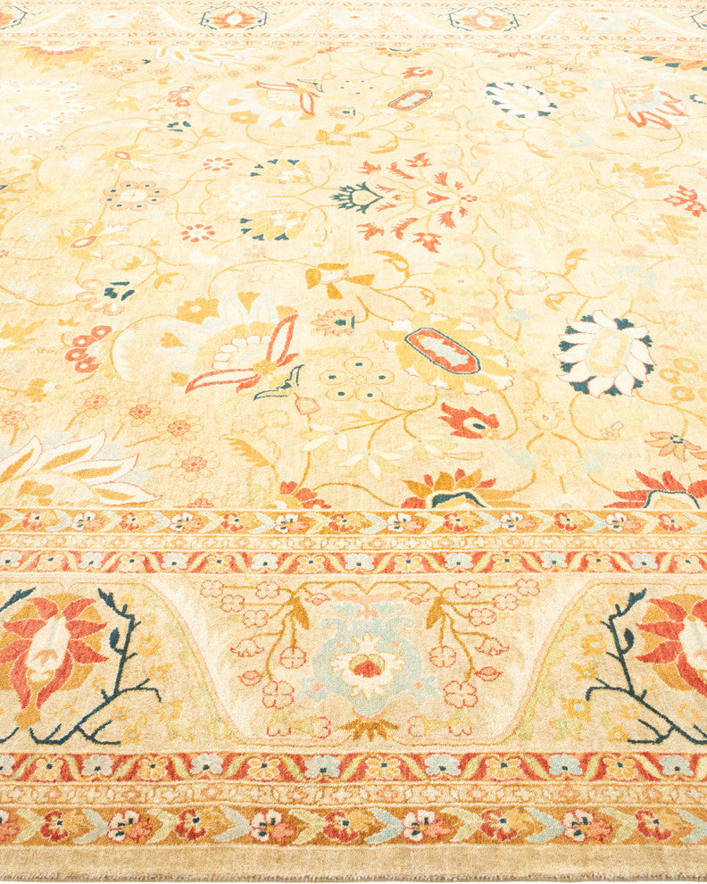 Jordyn, One-of-a-Kind Hand-Knotted Area Rug Ivory, 8'2"x10'1"
