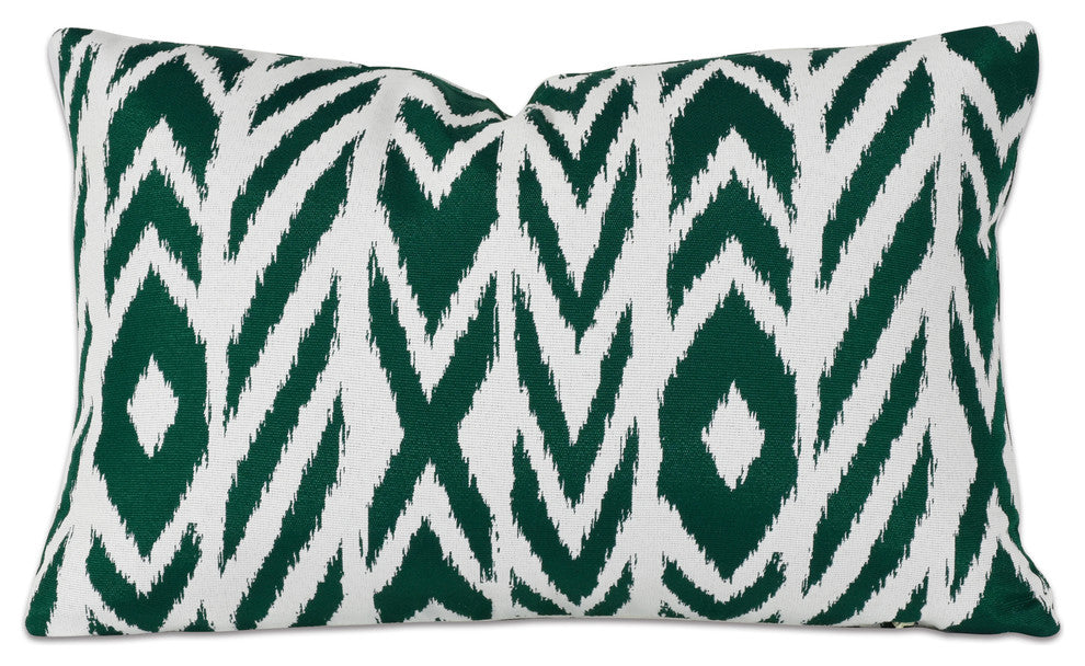 12"x18" Pacifica Lumbar Throw Pillow by Astella, Fire Island Jade