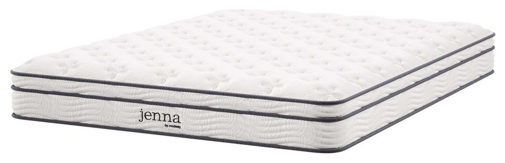 Jenna 8" Queen Innerspring Mattress MOD-6135-WHI