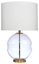 Satellite Table Lamp, Antique Brass