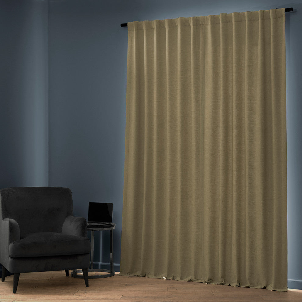 Candlelight Bellino Blackout Room Darkening Curtain Single Panel, 50"x120"