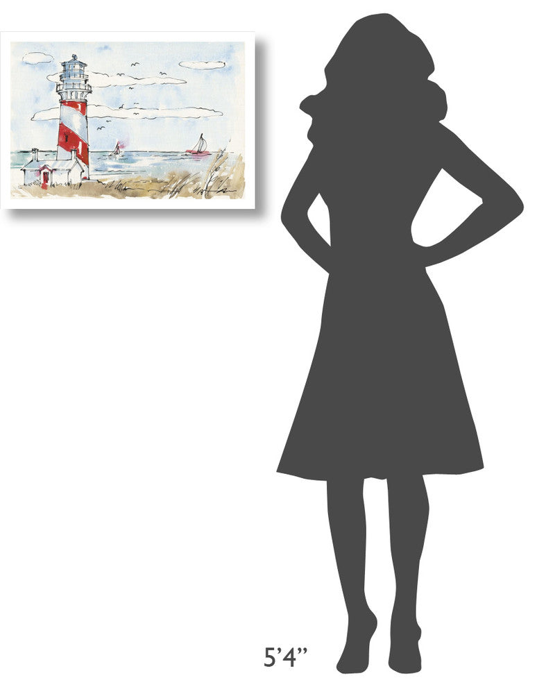 "Coastal Life I" Digital Paper Print by Anne Tavoletti, 26"x18"