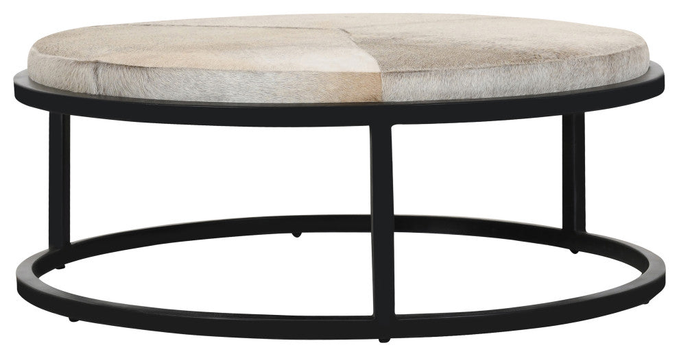 Hayword Hide Set of 2 Nesting Coffee Tables, Sparrow Gray