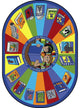 Kid Essentials Rug, Read All About It, 5'4"x7'8" Oval