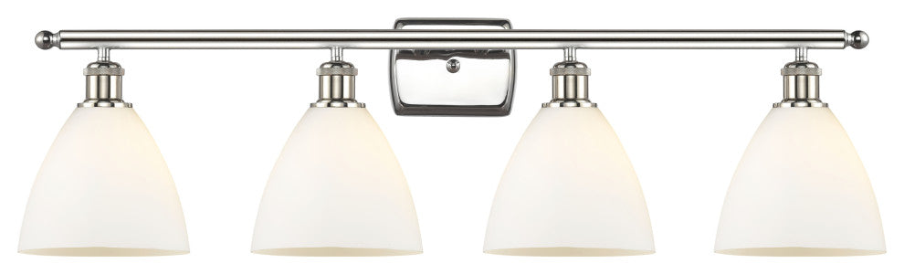 Innovations 516-4W-PN-GBD-751-LED 4 Light Bath Vanity Light, Polished Nickel
