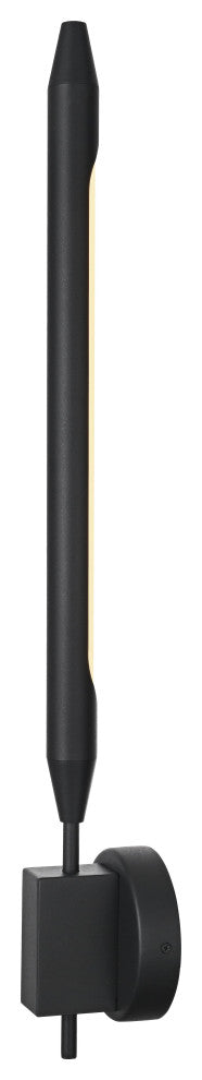 Home Living 5" Outdoor Wall Sconce, Black