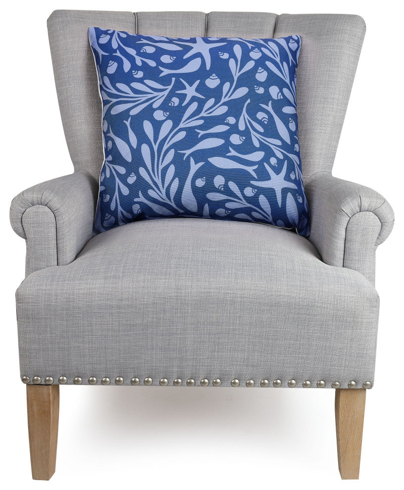 Tidepool Digital Printed Pillow