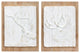 Moose and Deer Plaque, 2-Piece Set